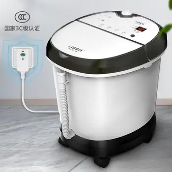 

Foot tub automatic high-deep barrel heating footbath electric massage foam foot bucket Wu Hao with the paragraph