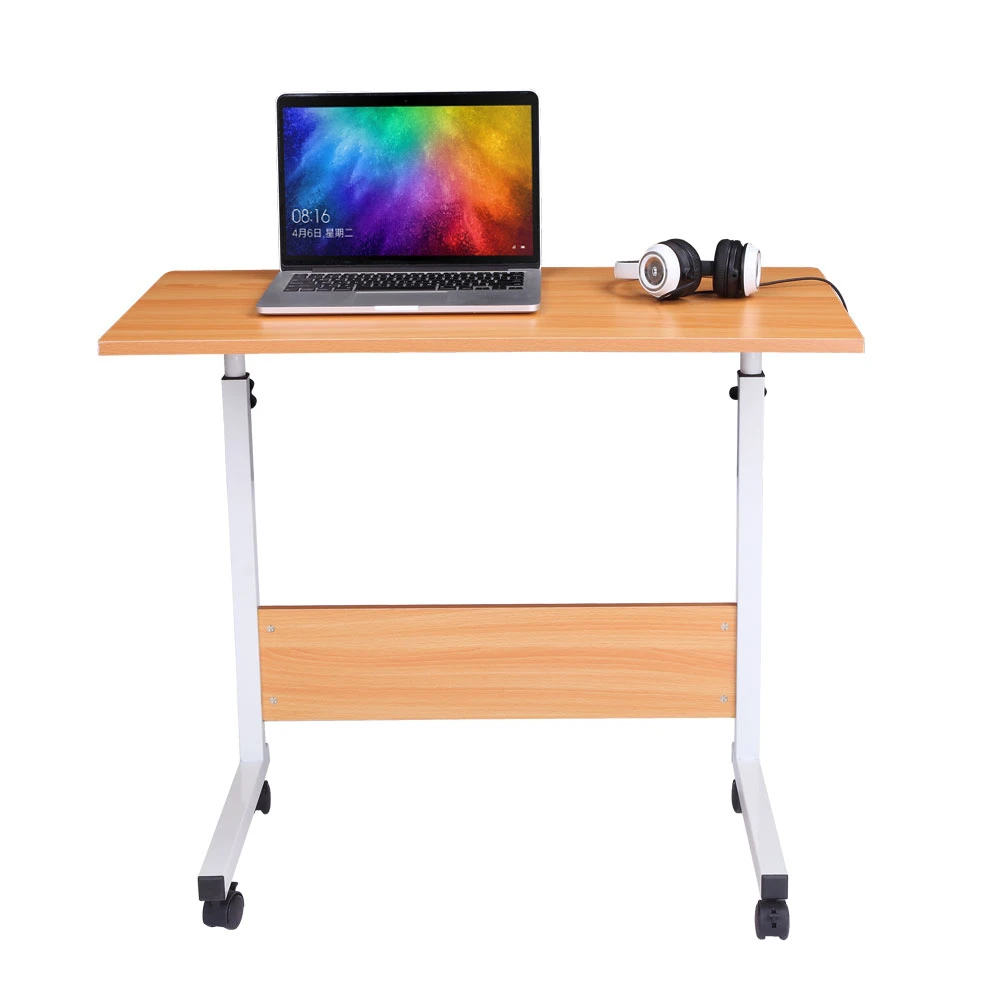 

Computer Desk Large-Size Portable Multi-Purpose Baffle - Beech Color For The Study Room Office Use