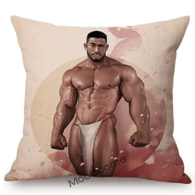 tentador masculino arte gay casa decorativa sofá