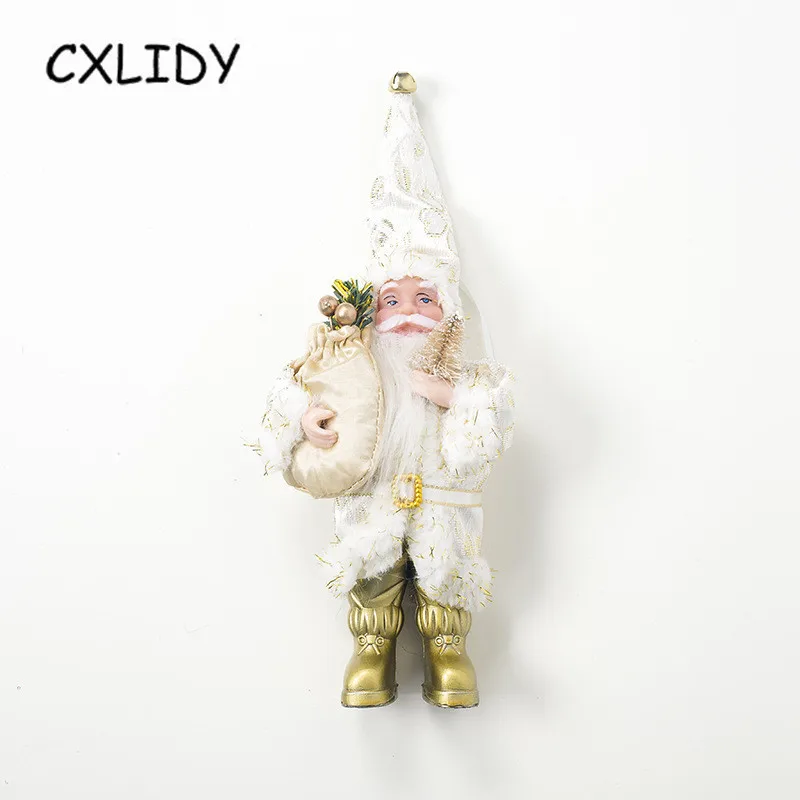 Santa Claus Doll Mini Santa Claus Doll Creative Cloth Home Decoration Ornaments Christmas Party Supplies Christmas Gifts qq177 (11)