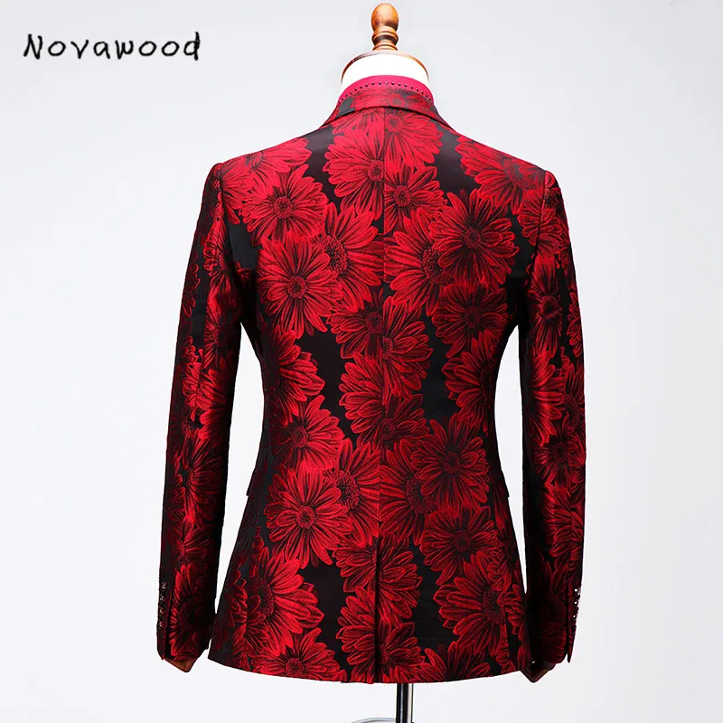 Novawwood, двубортные мужские костюмы из двух предметов(куртка+ брюки), Terno Masculino lim, подходят для женихов, мужские смокинги, мужские костюмы для выпускного, свадьбы