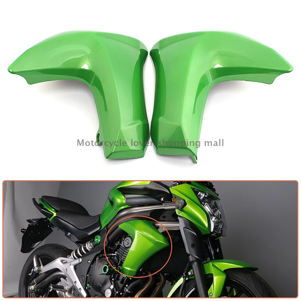 

Green ABS Motorcycle Side Radiator Cover For Kawasaki ER6N ER-6N 2012 2013 2014 2015 2016