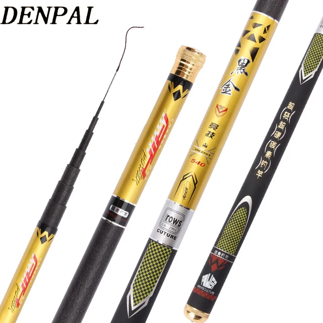 US $9.88 2019  High Quality Super Light Hard 3.6m/4.5m/5.4m/6.3m/7.2m Telescopic Fishing Rod Carbon Fiber Ha