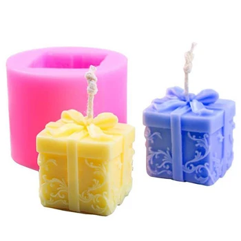 

Christmas Gift Candle Mould gift shape Candle Gypsum Mold For DIY Soap Making Candle Making Funny Christmas Gift
