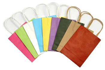 

20pcs custom wholesale printed paper bag with your own logo best sell in USA