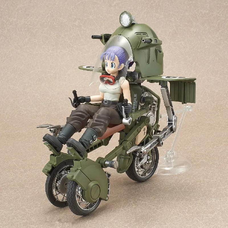 15 см мультфильм Dragon Ball подвижный деформированный мотоцикл Bulma Genius Scientist GK статуя ПВХ Коллекционная модель игрушки M3408