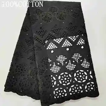 

CS High Quality African Dry Lace Fabric New Arrivals Swiss Voile Lace In Switzerland 100%Punch Holes Cotton Lace For Party