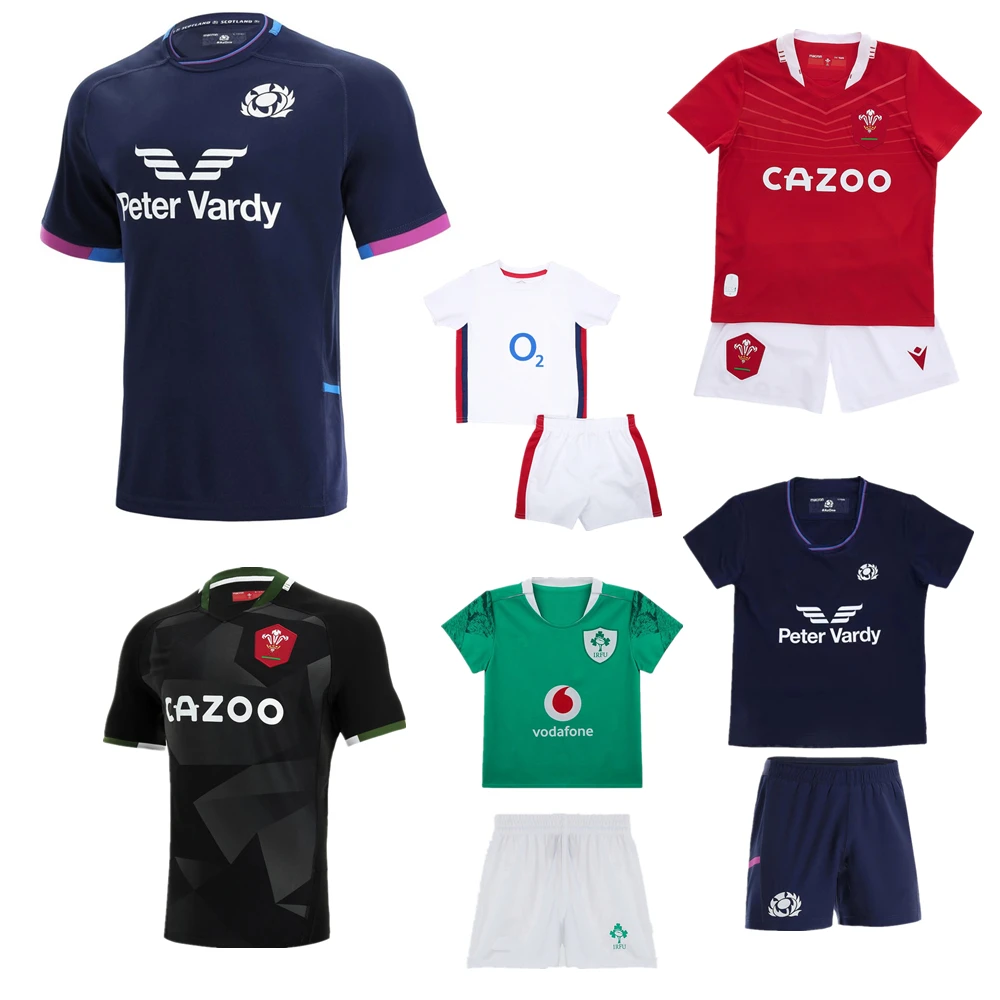 All teams kids RUGBY shirt jerseys 2022 Rugby Jersey Ireland Scotland