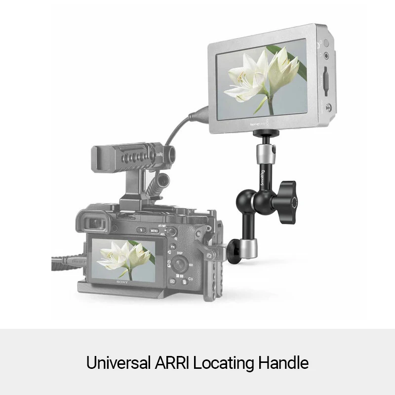 Compact 5.5 Adjustable Articulating Arm with 1/4 Thread Screw