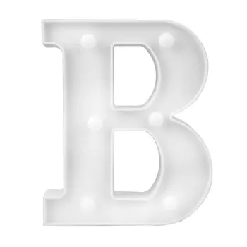 

INS hot English letter light LED symbol modeling lamp wedding digital light birthday proposal white light
