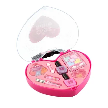 

Dress-Up Toy Makeup Set Pretend Play Girls Cosmetics Kit Environmental Toys Beauty Safety Toy for Kids Children