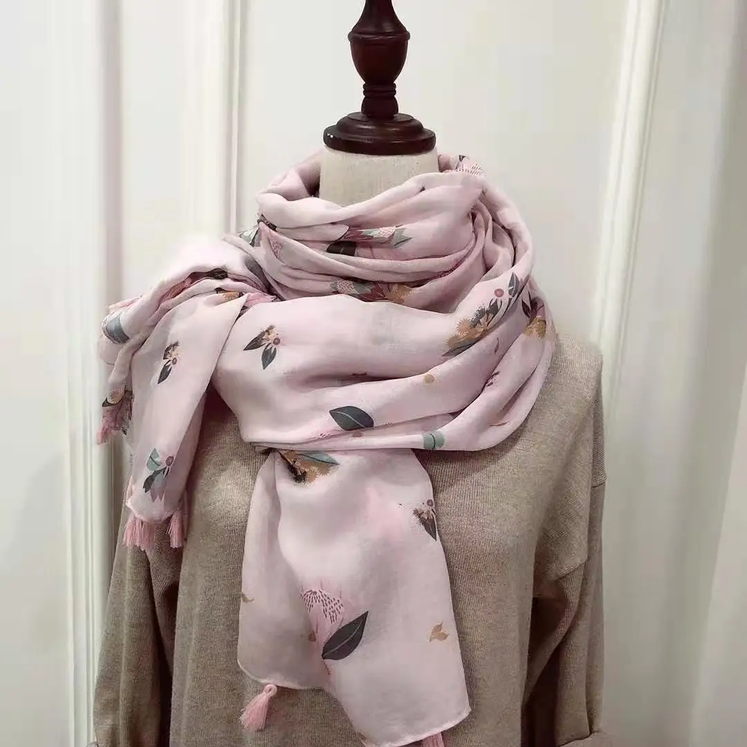 2021-new-cotton-flower-pattern-tassel-scarf-shawls-floral-soft-hijab