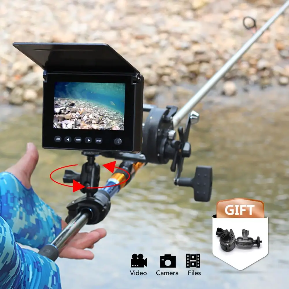  LUCKY Portable Underwater Fishing&Inspection Camera Night vision Camera 4.3 Inch 1000TVL Waterproof