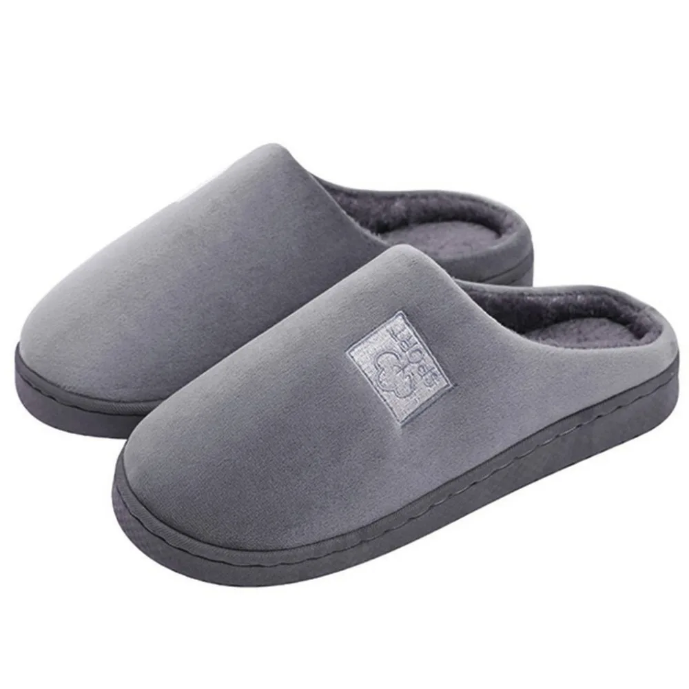 Slippers Women& Man Indoor House plush Soft Cute Cotton Slippers Shoes Non-slip Floor Home Slippers Slides For Bedroom