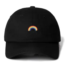Прямая поставка Радуга Snapback кепка хлопок бейсбольная кепка для мужчин женщин регулируемая хип хоп шляпа папы костяная Garros Casquette