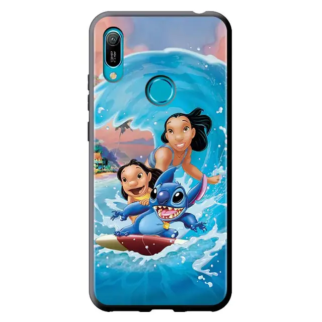 Funda para Huawei Mate 20 Pro Oficial de Disney Angel & Stitch