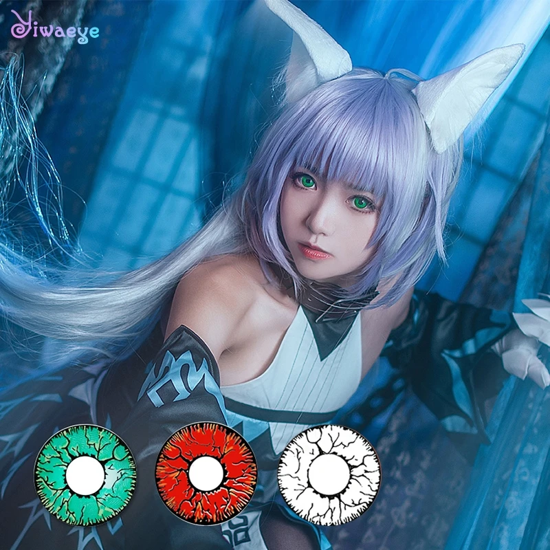 Cosplay Halloween Contact Lenses With Color For Eyes Crazy Beautiful
