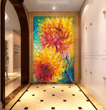 

[Self-Adhesive] 3D Flower WG105 Wall Paper mural Wall Print Decal Wall Murals Belly