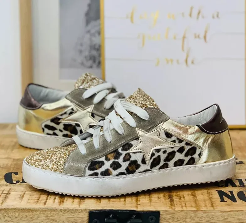 

Fashion Casual Shoes Wedges Vintage Shoes Woman Mid Heels Sandalias Leopard Mujer Sapato Feminino E2014