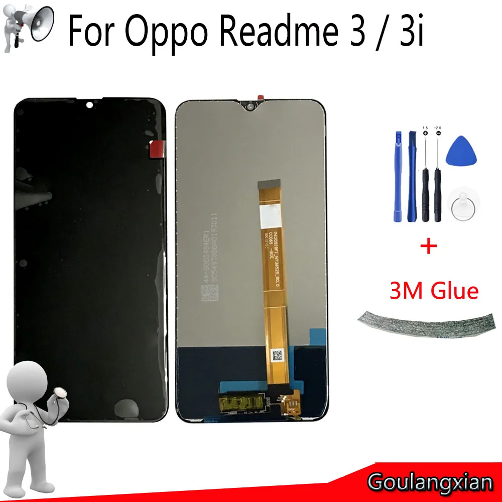 

6.2" AAA Original LCD For Oppo Realme 3 RMX1825 LCD Display Touch Screen Digitizer Assembly For Realme 3i RMX1827 Replacement