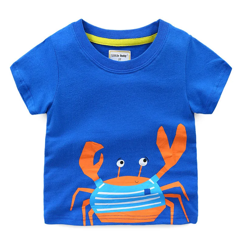 T8029 Animal Print Футболка для мальчиков, Детская футболка, летний топ, животное, Лев, тигр, футболка, Koszulka Koszulki Meskie, детская одежда, Enfant, футболка, футболки - Цвет: T8029 Animal Print