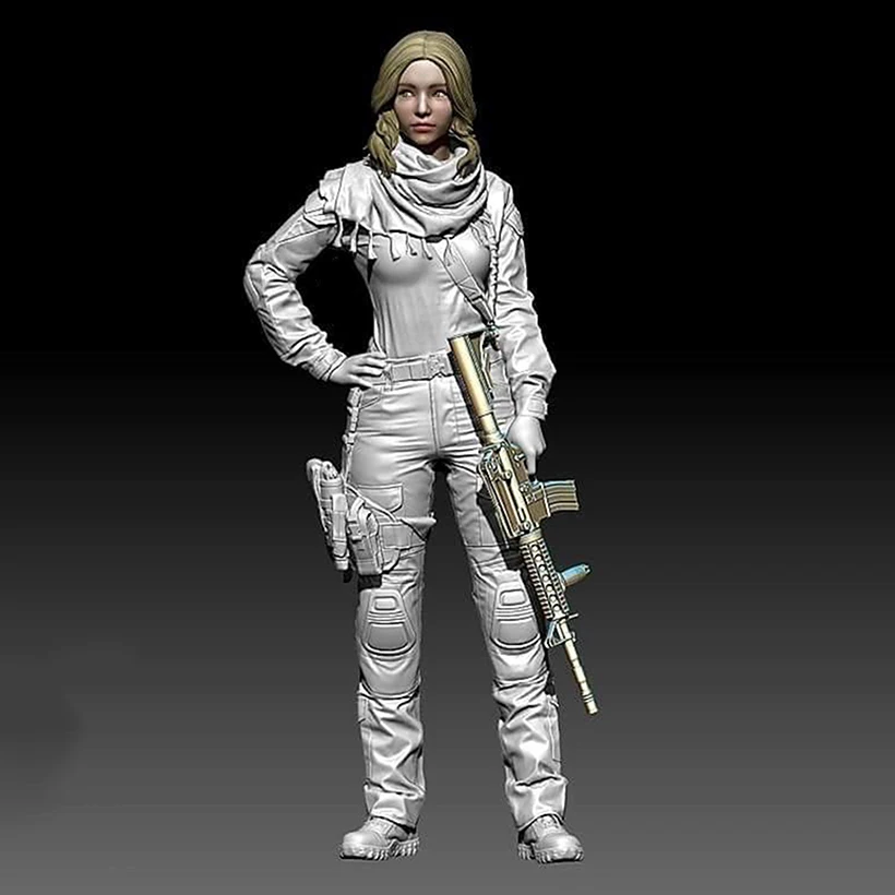 Une femme moderne 1/35 non assemblée comprend une figurine en résine, kits de modèles miniatures non peints 1 Une femme moderne 1/35 non assemblée comprend une figurine en résine, kits de modèles miniatures non peints 1