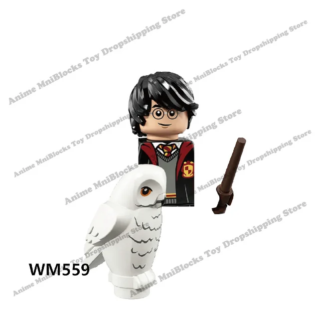 WM6040 WM6041 WM6059 Movies plastic Harried mini bricks action figure building blocks Assembly Toys for children birthday gifts WM559
