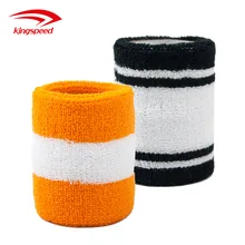 Защита запястья Спорт на открытом воздухе Чистый хлопок полотенце пота поглощающее запястье защита баскетбольный Логотип вышитый настраиваемый