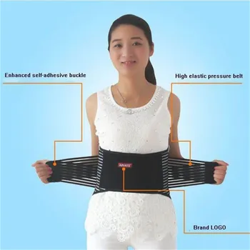 

High Elastic Belts Breathable Belts Removable Body Mesh Lumbar Back Support Steel Brace WY-01 Protection Belt