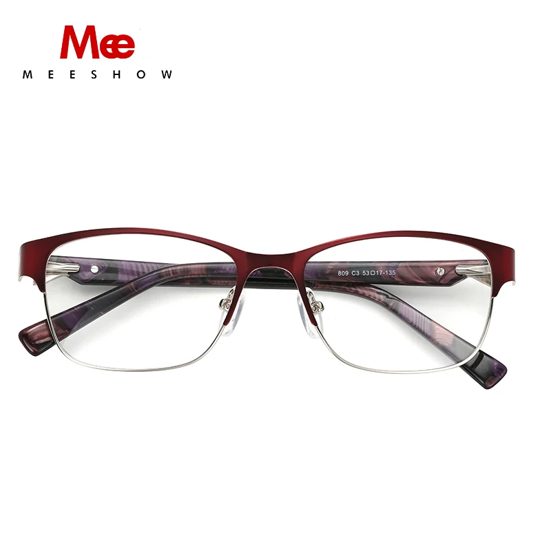 MEESHOW Оправа очков из титанового сплава женские очки Стразы для глаз очки близорукость очки оправы 809