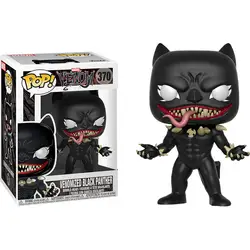 FUNKO POP Новый Официальный Marvel Venomized Черная пантера 370 # фигурки модель куклы игрушки для детей день рождения Рождественский подарок