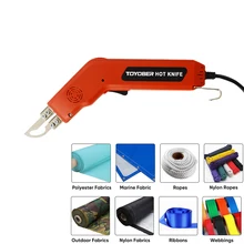 

Electric Heating Knife Cutter Fabric Hot Cutter Curtain Carpet Rope Electric Webbing Cutting Tool Heat Knife Cutter