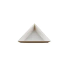 XUQIAN 6.5*1.4cm 30pcs Hot Selling with White Triangle Bead Sorting Trays for Jewelry Accessories Trays L0033