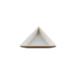 XUQIAN 6.5*1.4cm 30pcs Hot Selling with White Triangle Bead Sorting Trays for Jewelry Accessories Trays L0033