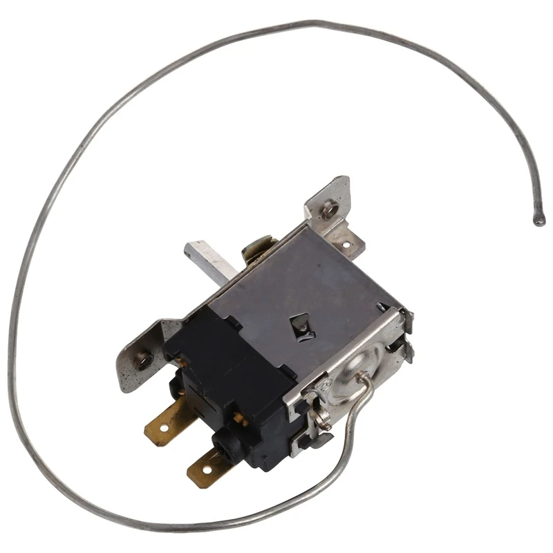 SHGO HOT-WPF22A 2Pin холодильник термостат холодильника W 30 см с металлическими заклепками; туфли-лодочки-Корды& AC 220 V-250 V Вольт 5(4) 3-х контактный 5,8 мм диаметр вала в соответствии с указанным