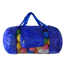 Складная портативная пляжная сумка на молнии корзинка для детских игрушек сумка сетка нейлоновая Лоскутная детская пляжная Органайзер пакет подушки для плавания