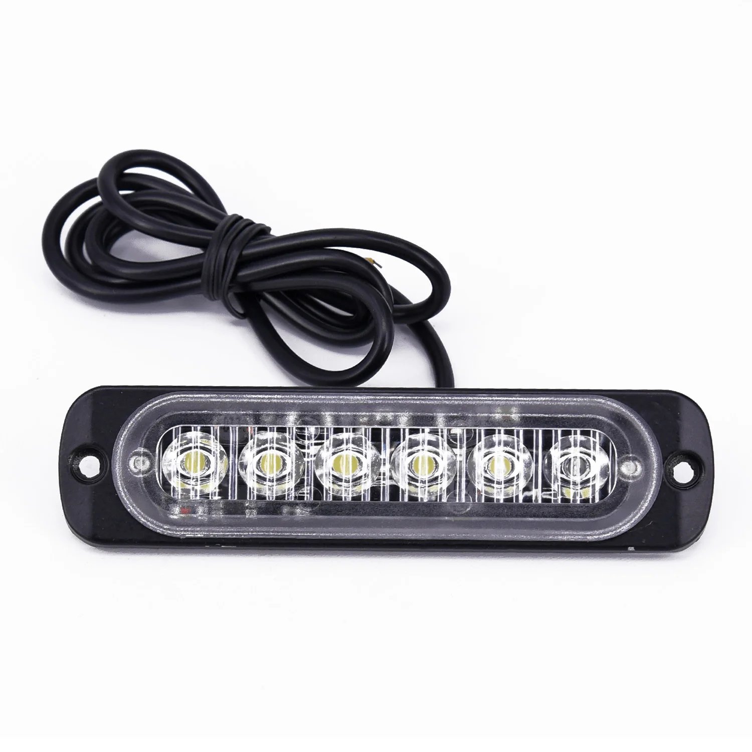 DC 12 V-24 V Автомобильный 6SMD DRL Дневной ходовой светильник, светильник-вспышка, головной светильник, противотуманный светильник