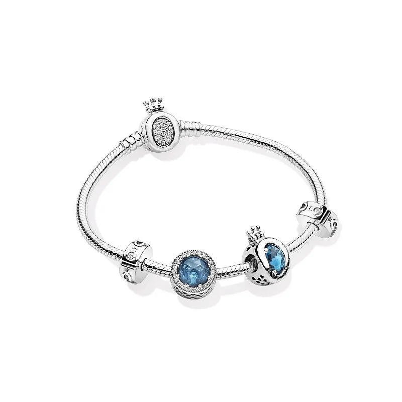 

Pan New Style Autumn Blue Moon Intoxicating Moonlight Heart of Ocean Cat's Eye Bracelets