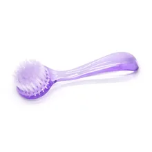 Щетка для чистки ногтей, 1 шт, пластиковая щетка для педикюра с круглой головкой, инструменты для чистки ногтей