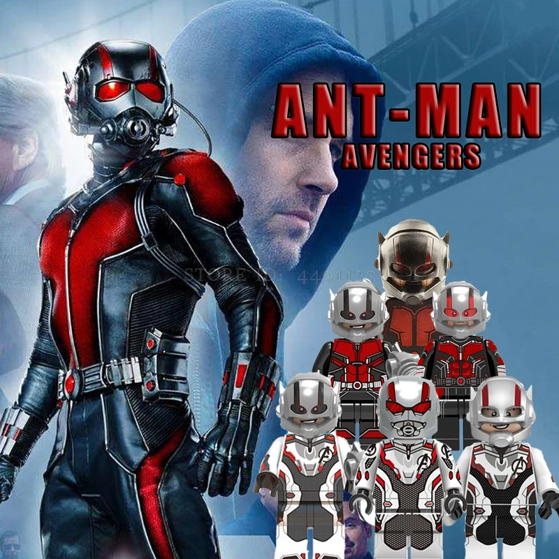 

Blocks Ant Man Scott Lang Wasp Vision Aciton Figures Paul Toys Thanos Hulk Marvel Movie Avengers Endgame IronMan AntMan Blocks