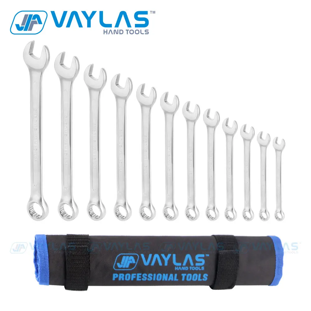 ComboKeyWrenchToolsSetDullPolish7P9P10P12PSpannerWrenches