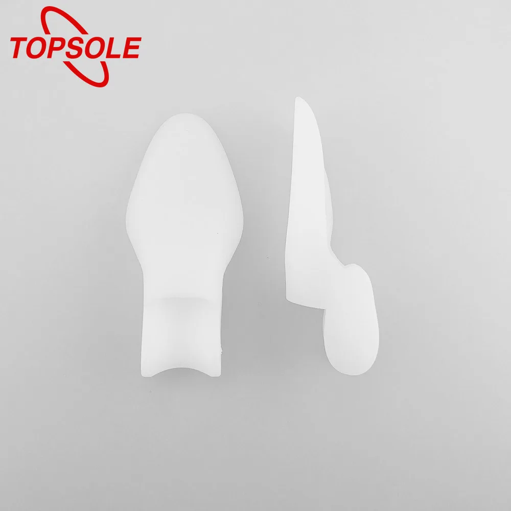 TOPSOLE 1 пара силиконовых ортопедических выпрямительных разделителей для снятия боли подошвенный фасциит обувь силиконовые стельки O1002