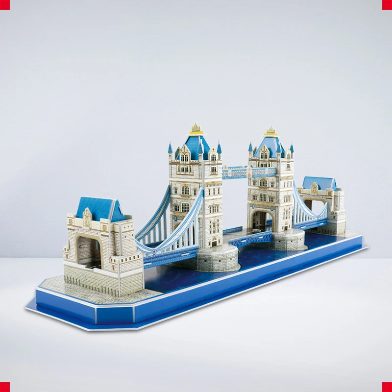 Лондонские ориентиры 3D головоломка башня мост Строительная Модель 3D Пазлы собора Святого Павла украшение Строительная модель игрушка для взрослых детей
