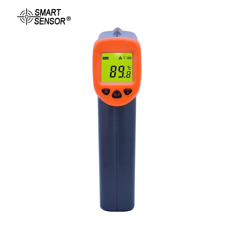 AT380 Non-Contact Laser Infrared Thermometer Digital IR Thermometer IR Laser Point Gun Pyrometer-32C~380C(-26F-716F
