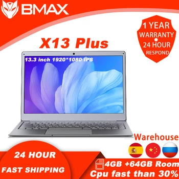 

2020 NEW ARRIVAL BMAX X13PLUS Student NoteBook 13.3inch 1920*1080 IPS Screen Intel N5000 4GB RAM 64GB ROM Windows 10 Laptop