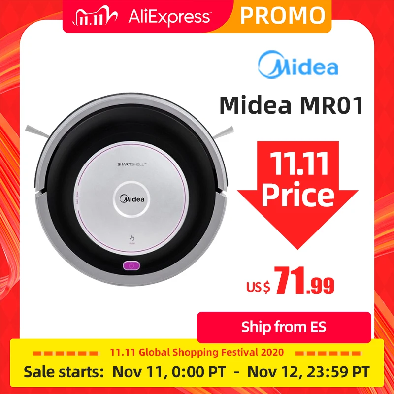 Midea Mr01 Robot Vacuum Cleaner Remote 