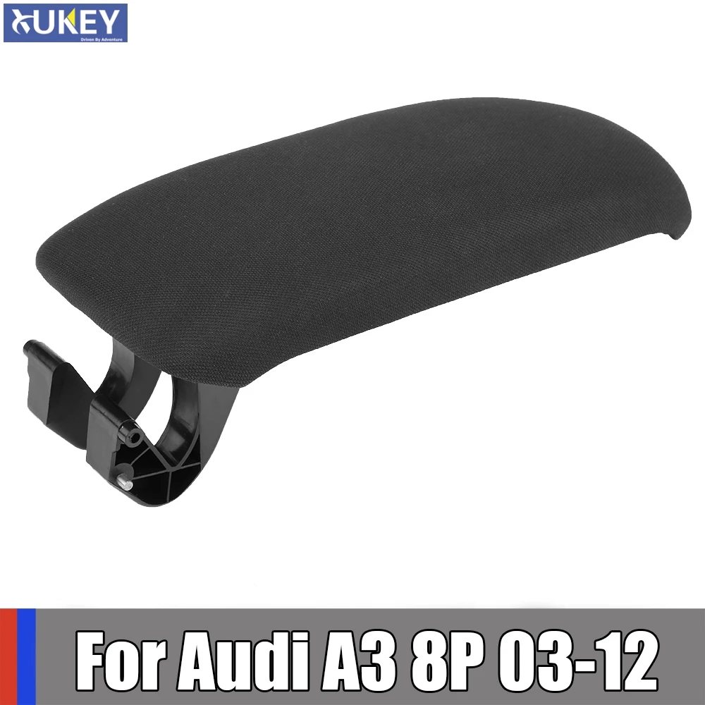 CarArmrestLatchCoverSoftClothCenterConsoleArmrestLidCoverCap