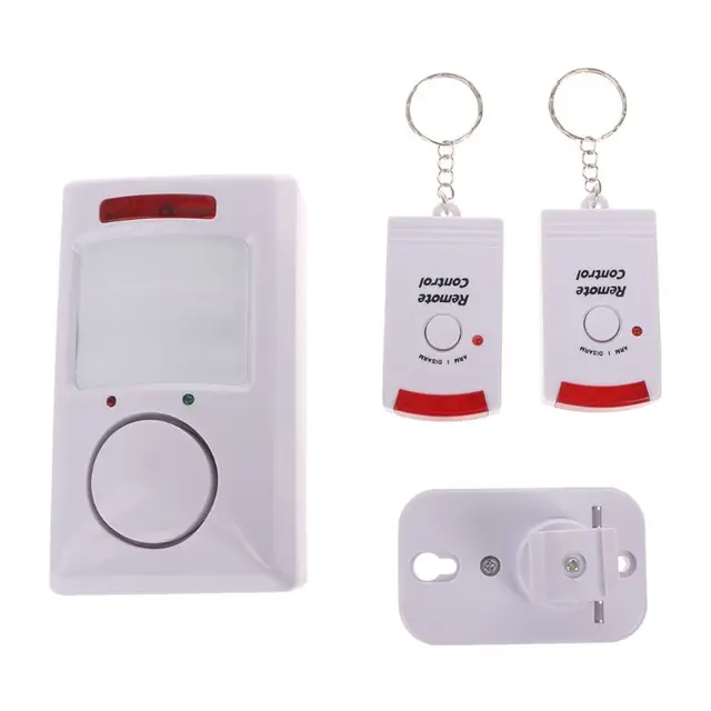 P82F Infrared Electronic Dog Portable 105dB PIR Motion Detector Infrared Anti-theft Motion Detector Home Security Alarm system+2 1