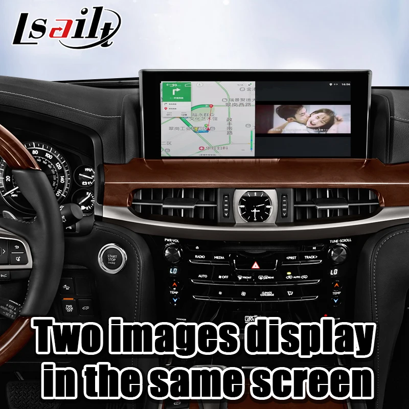 4 Гб + 64 PX6 Android GPS навигатор для 2014 20 Lexus LX570 12 3 'видеоинтерфейс с внутренним Carplay от