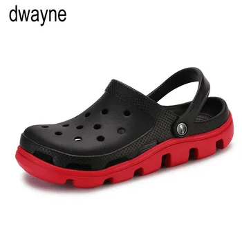 

Men Clogs Sandals Casual Summer Shoes Men Fashion Flip Flops Men Leather Sandals Light Beach Shoes Schoenen Mannen 896